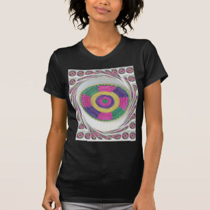 Woven Whirl Art Print T-Shirt