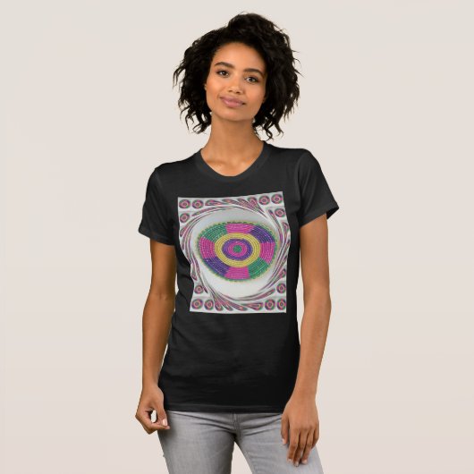 Woven Whirl Art Print T-Shirt (Vorne ganz)