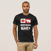 WOVON! EH? ASIAN KANADIAN BEAR PRIDE T - SHIRT (Vorne ganz)