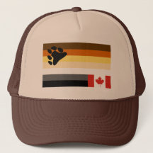 WOVON! EH? KANADIAN BEAR PRIDE TRUCKER HAT