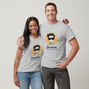 Wovon ich so viel schere - sarkastischer T - Shirt