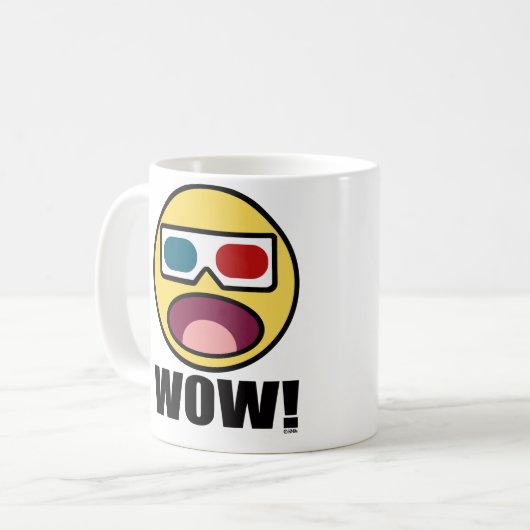 Wow! 3d kaffeetasse (Vorderseite Links)