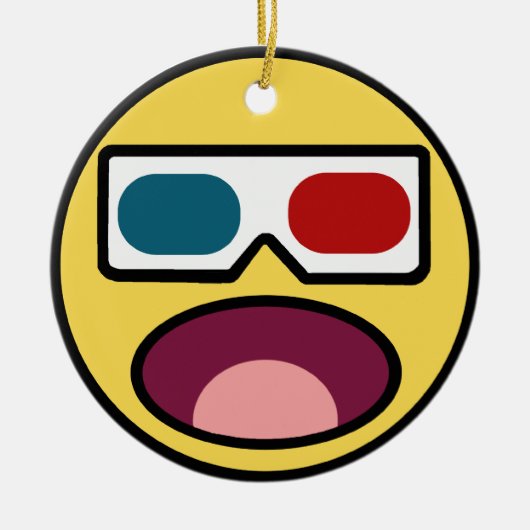 Wow! 3D Keramik Ornament (Vorne)