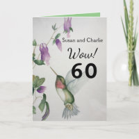 Wow! 60. Jubiläum Jahre Liebe Garten