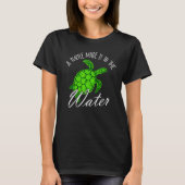 WoW A Turtle Made It To the Water Alliance T-Shirt (Vorderseite)