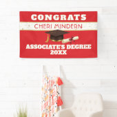 Wow! Abschlussbanner Associate's Degree Banner (Insitu)