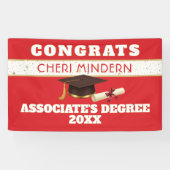 Wow! Abschlussbanner Associate's Degree Banner (Horizontal)
