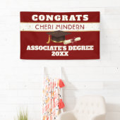 Wow! Abschlussbanner Associate's Degree Banner (Insitu)