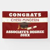 Wow! Abschlussbanner Associate's Degree Banner (Horizontal)