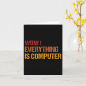 Wow alles ist Computer _ Trump alles com Karte (Gelbe Blume)