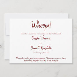 Wow! Ankündigung einer Hochzeit in Burgund