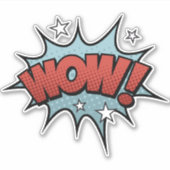 Wow! Aufkleber (Vorderseite)