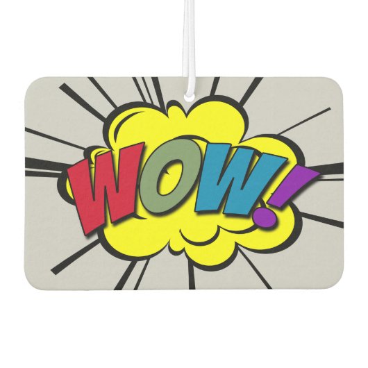 WOW! AUTOLUFTERFRISCHER (Vorderseite)