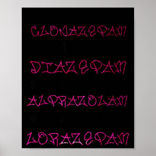 Wow Black Betty Clonazepam Wow Black Betty Diazepa Poster