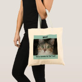 Wow! Cat Tote Bag Tragetasche (Vorderseite (Produkt))