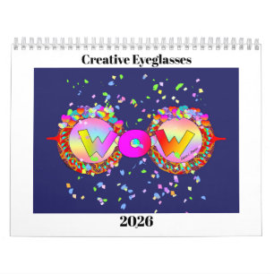 WOW! Creative Eyeglasses Collection Fun Calendar Kalender