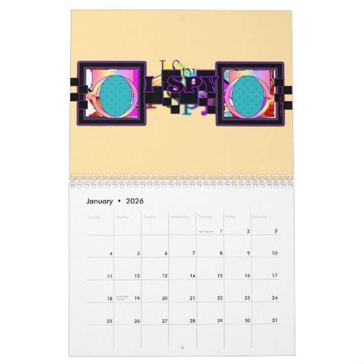 WOW! Creative Eyeglasses Collection Fun Calendar Kalender (Jan 2026)