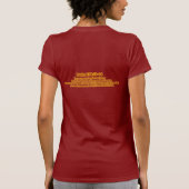 "Wow-" Damen-T - Shirt (Rückseite)