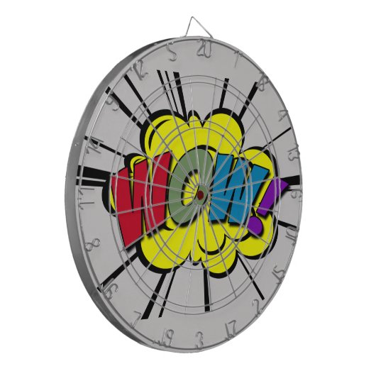 WOW! DARTSCHEIBE (Vorderseite Links)