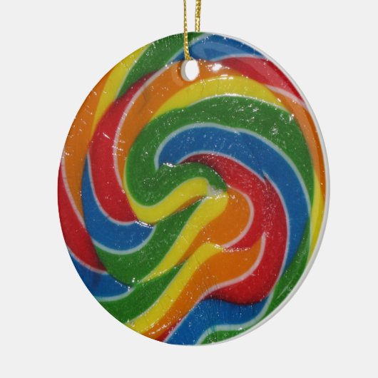 WOW. Das ist ein Flippin-riesiges Lollipop-Ornamen Keramikornament (Links)