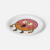 Wow Donuts Pappteller (Schrägansicht)