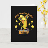 Wow du wirklich tanzen kannst karte (Gelbe Blume)