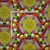 WOW ~EASTER CANDY! ~ Gelbes, weißes Rot ~ Stoff (Kachel)