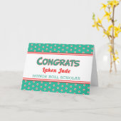 Wow! Ehrenausweis für Glückwunsch von Roll Scholar Karte (Gelbe Blume)