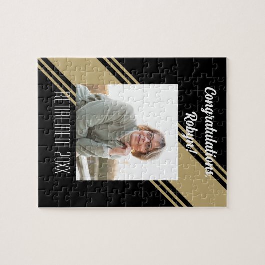 Wow Factor! Retiree Custom Foto Jigsaw Puzzle (Horizontal)