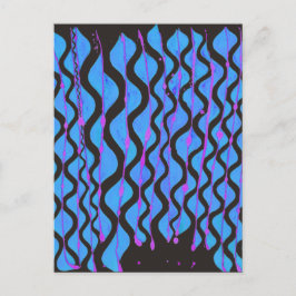 Wow-Faktor tritt ein und kickt Kunst Postkarte