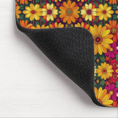 Wow! Farbige und helle Blumenelemente. Mousepad (Ecke)
