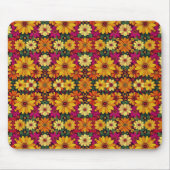 Wow! Farbige und helle Blumenelemente. Mousepad (Vorne)
