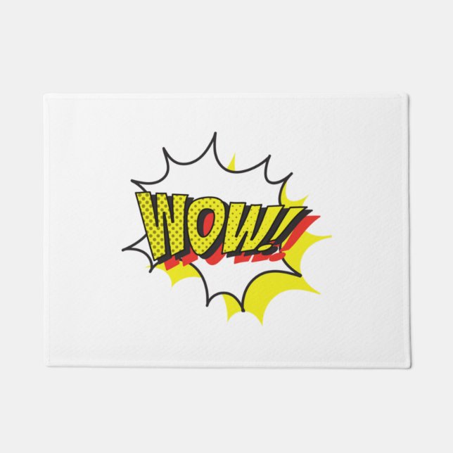 Wow free day Classic Fußmatte (Vorderseite)