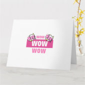 wow free day Classic Karte (Gelbe Blume)