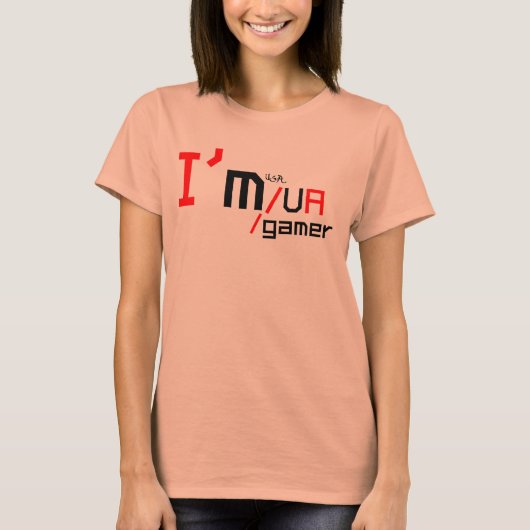 Wow Gamermädchen! T-Shirt (Vorderseite)