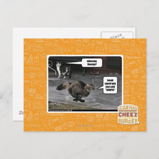 Wow, George? Postkarte (Vorne/Hinten)