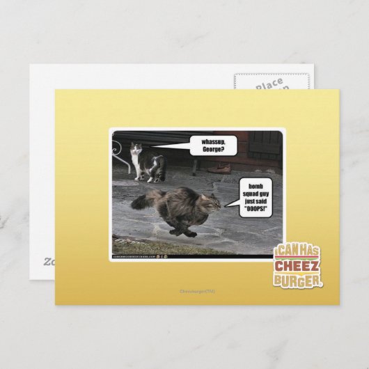 Wow, George? Postkarte (Vorne/Hinten)