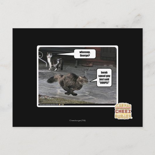 Wow, George? Postkarte (Vorderseite)