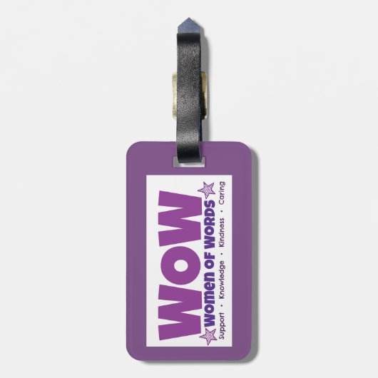 Wow-Gepäckanhänger Gepäckanhänger (Rückseite vertikal)