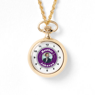 WOW! ✨ Gold Necklace Watch Custom Gift Armbanduhr