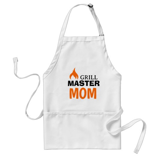 WOW! 🍳 Grill Master Mom Apron Schürze (Vorne)