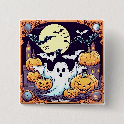 Wow Halloween Thrill Button (Vorderseite)