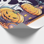 Wow Halloween Thrill Geschenkpapier (Ecke)