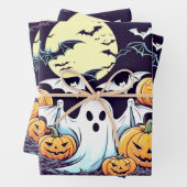 Wow Halloween Thrill Geschenkpapier Set (Beispiel)