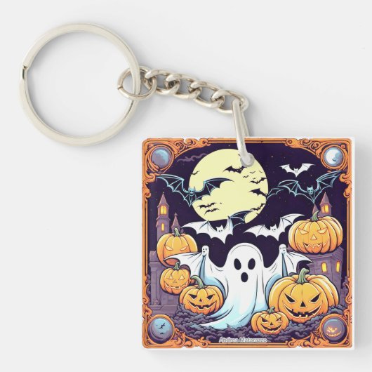 Wow Halloween Thrill Schlüsselanhänger (Vorderseite)