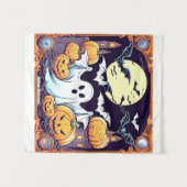 Wow Halloween Thrill Wandteppich (Vorderseite (Horizontal))