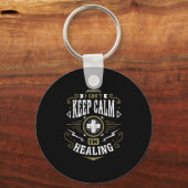 Wow Healer I Can't Keep Calm I'm Gaming Schlüsselanhänger (Vorderseite)