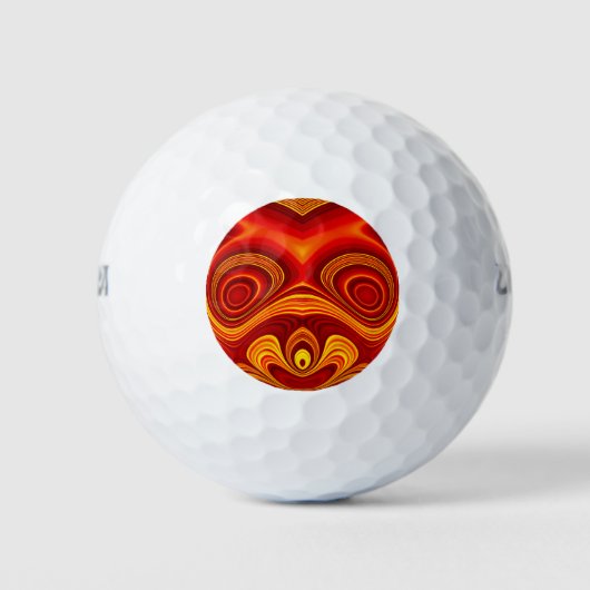 WOW! Helles Design von Golfbällen - EINZIGARTIG Golfball (Vorderseite)