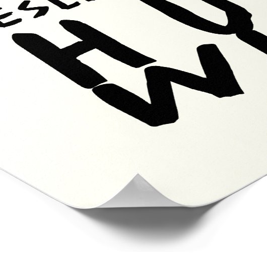 Wow! Hump Day Poster (Ecke)