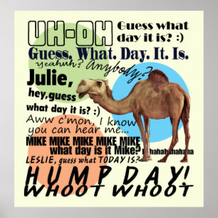 Wow! Hump Day Poster